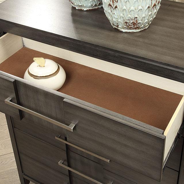 Berenice Gray Chest - Premium Furniture For Less (CA)