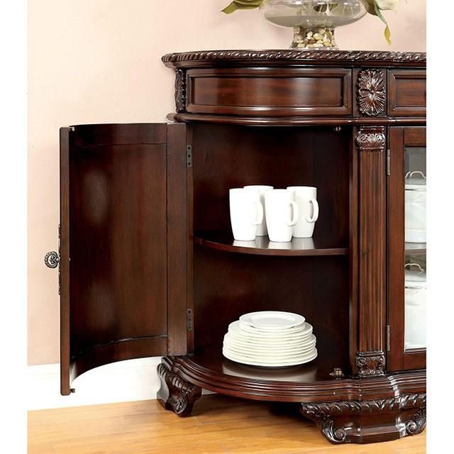 Bellagio Brown Cherry Server - Premium Furniture For Less (CA)