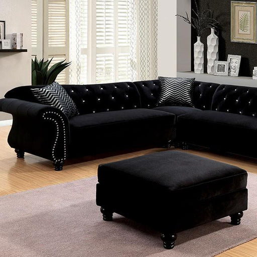 JOLANDA II Black Sectional, Black image