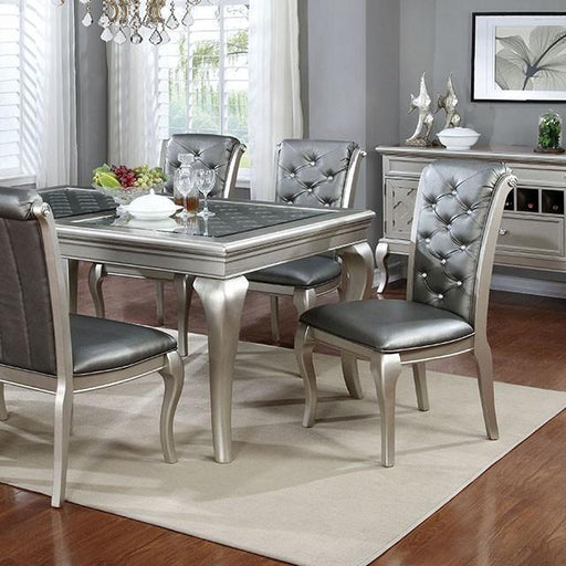 Amina Champagne Dining Table - Premium Furniture For Less (CA)