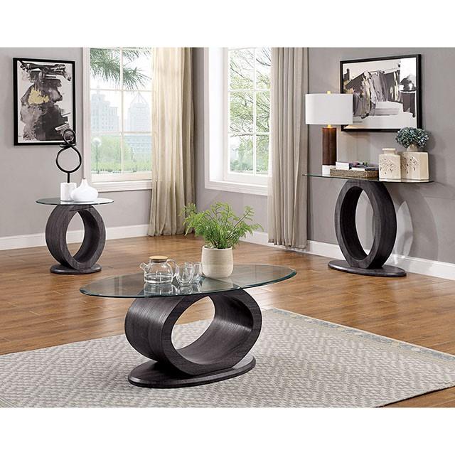 Lodia Gray Sofa Table - Premium Furniture For Less (CA)