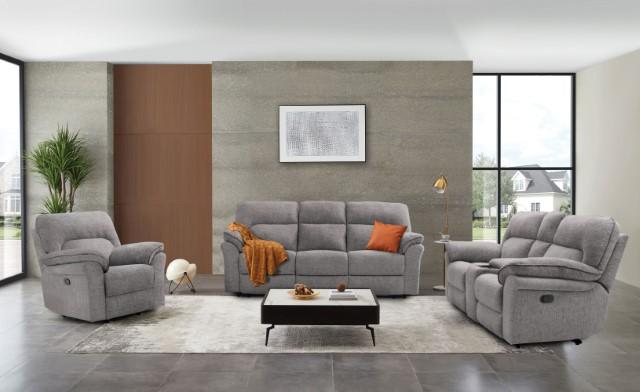 JOSIAS Sofa, Light Gray Fabric - Premium Furniture For Less (CA)
