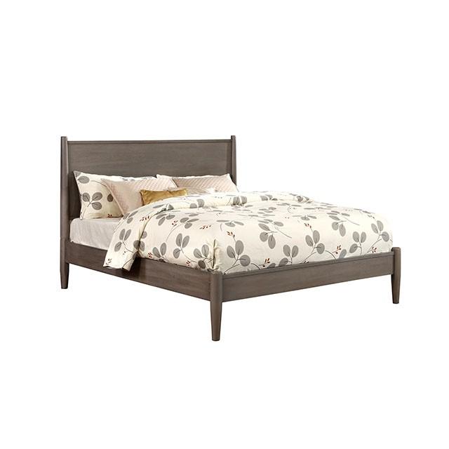 LENNART I Gray & Oak Full Twin Bed