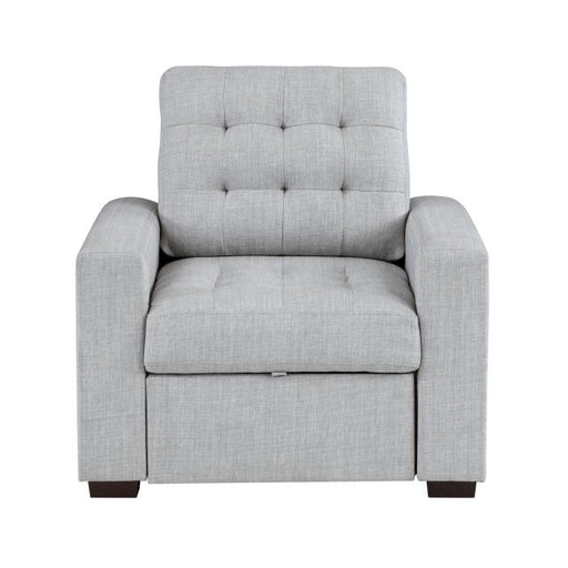 9916GY-1 - Chair with Pull-out Ottoman image