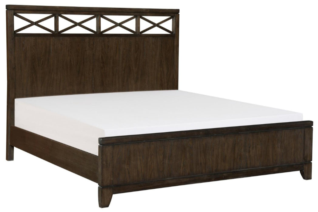 Griggs King Panel Bed in Dark Brown 1669K-1EK