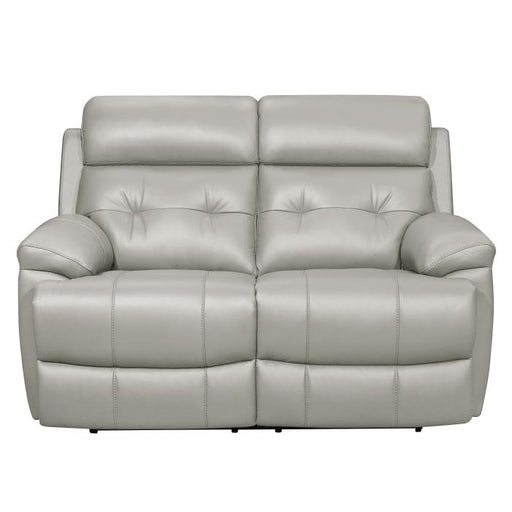 Lambent Double Reclining Loveseat in Silver Gray image