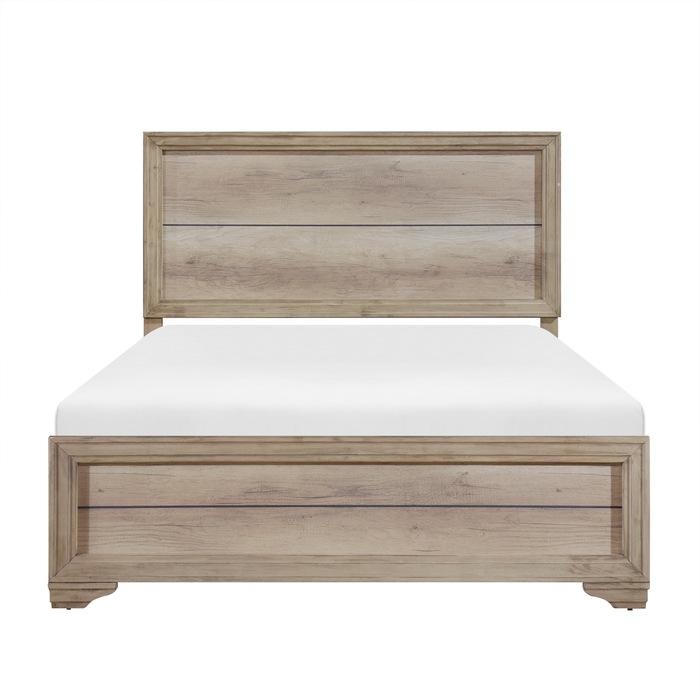 Lonan King Panel Bed in Natural 1955K-1EK image