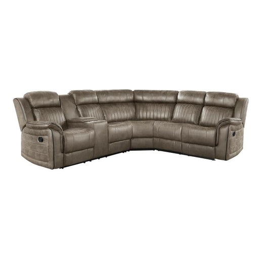 9479SDBSC - (3)3-Piece Reclining Sectional with Left Console image