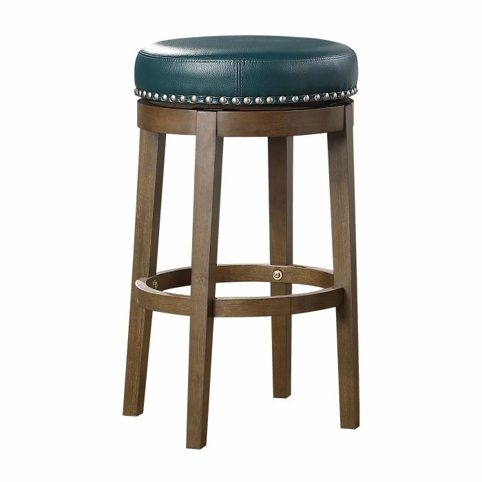 5681GEN-29 - Round Swivel Pub Height Stool, Green image