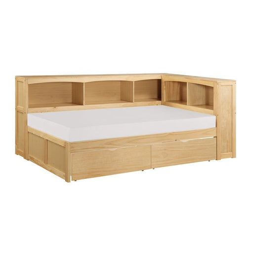 B2043BC-1BCT - (4) Twin Bookcase Corner Bed with Storage Boxes image