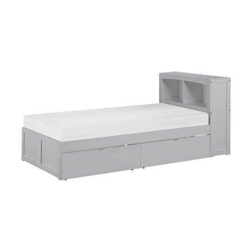 B2063BC-1T - (3) Twin Bookcase Bed with Storage Boxes image