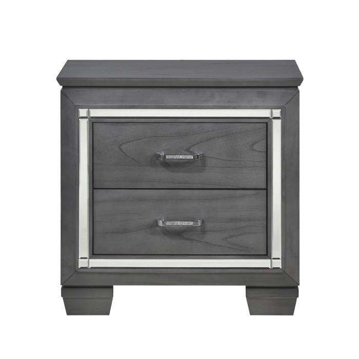 Allura Nightstand in Gray 1916GY-4 image