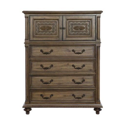 Rachelle 4 Drawer Chest in Weathered Pecan 1693-9 image