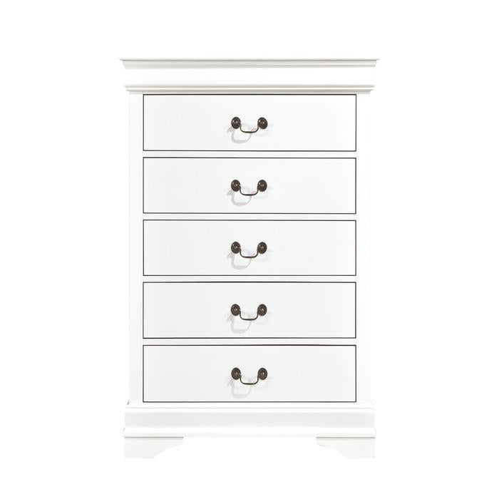 Mayville 5 Drawer Chest in White 2147W-9 image