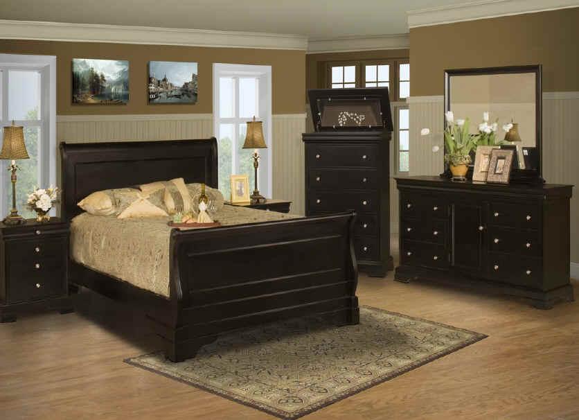 New Classic Belle Rose 6 Drawer Dresser in Black Cherry Finish