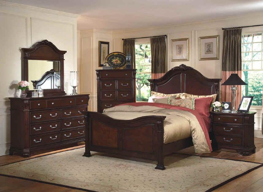 New Classic Emilie 9 Drawer Dresser in English Tudor