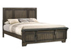 New Classic Furniture Ashland California King Panel Bed in Rustic Brown image