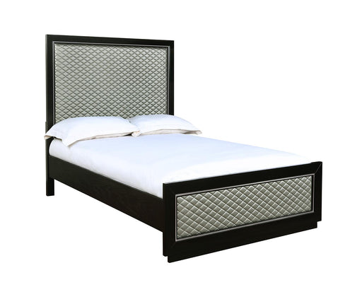 New Classic Furniture Luxor Full Panel Bed in Black/Silver image