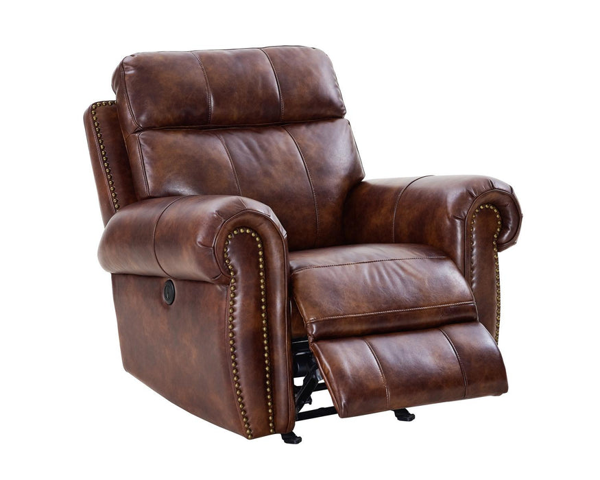 New Classic Roycroft Power Glider Recliner in Pecan image