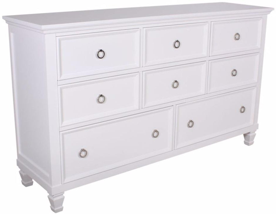 New Classic Tamarack 8-Drawer Dresser in White