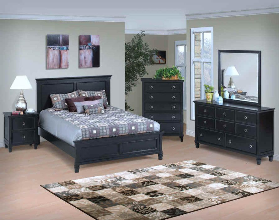 New Classic Tamarack 8-Drawer Dresser in Black