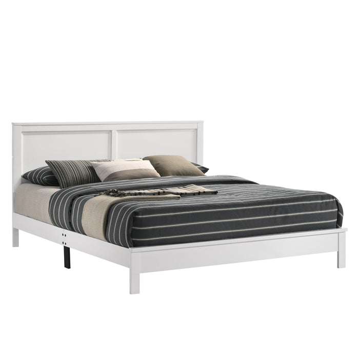 ARIES 5/0 Q PANEL BED-HB/FB/RAILS-WHITE
