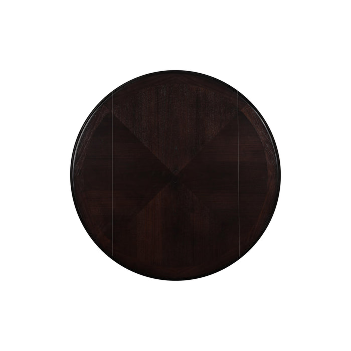 GIA 42" COUNTER DROP LEAF TABLE W/2 CHAIRS-EBONY