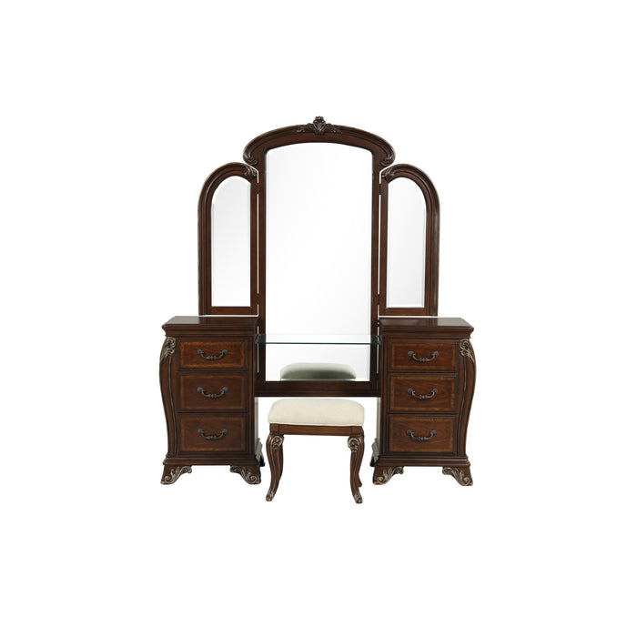 MONTECITO VANITY MIRROR - CHERRY