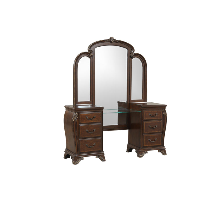 MONTECITO VANITY TABLE - CHERRY