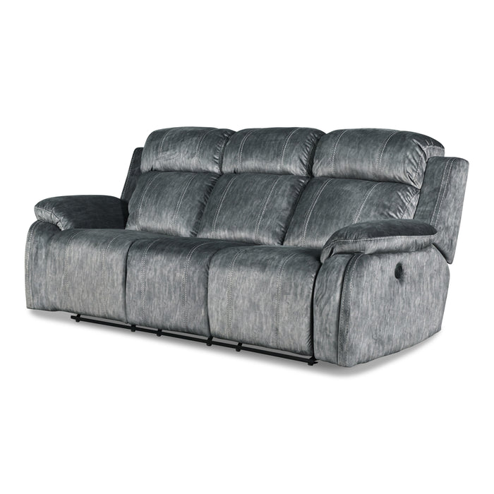 TANGO DUAL RECLINER SOFA W/PWR FR-SHADOW