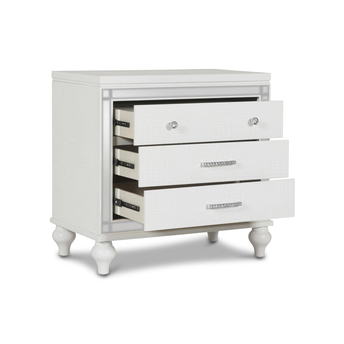 VALENTINO NIGHTSTAND-WHITE