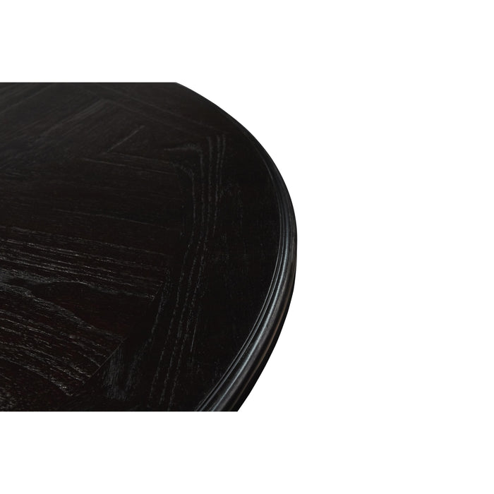 GIA ROUND COUNTER DINING 5 PC SET-EBONY