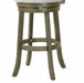 Manchester 29" Bar Stool W/Fabric Cushions-Gray