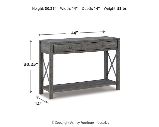 Freedan Sofa/Console Table - Premium Furniture For Less (CA)