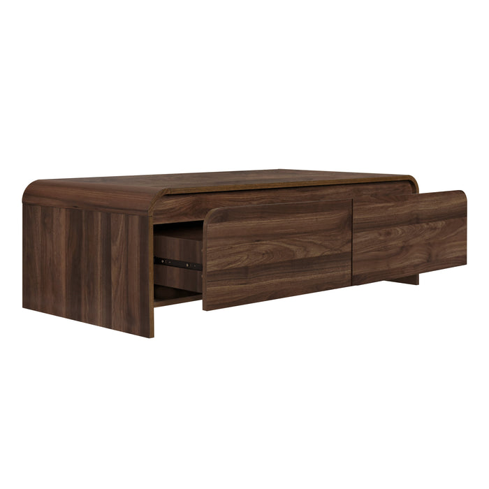 Mara Cocktail Table-Walnut