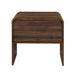 Mara One Drawer End Table / Bedside Table-Walnut