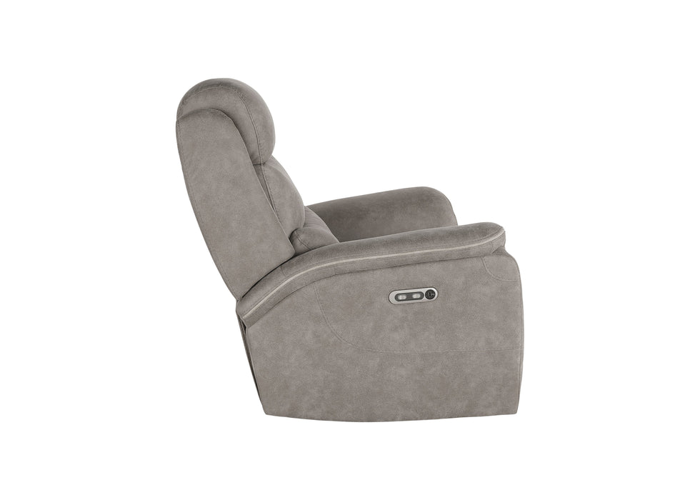 Kamari Glider Recliner W/Pwr Hr & Fr-Gray