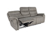 Kamari Sofa W/Dual Recliner-Gray