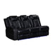 Orion Ii Laf Sofa W/Dual Recliner-Black