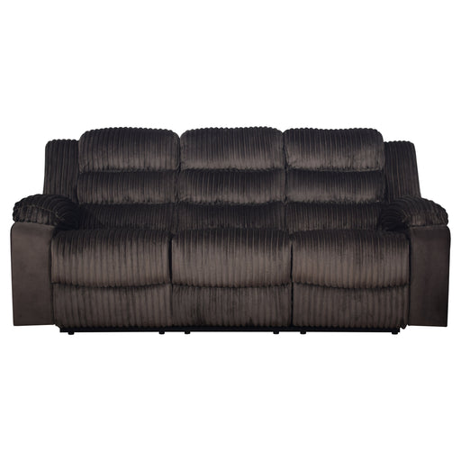 Willow Sofa W/Dual Recliner-Brown