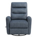 Takami Swivel Recliner-Blue Poly