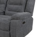 Redondo Raf Console Loveseat W/1 Recliner Pwr Fr-Dk Gray