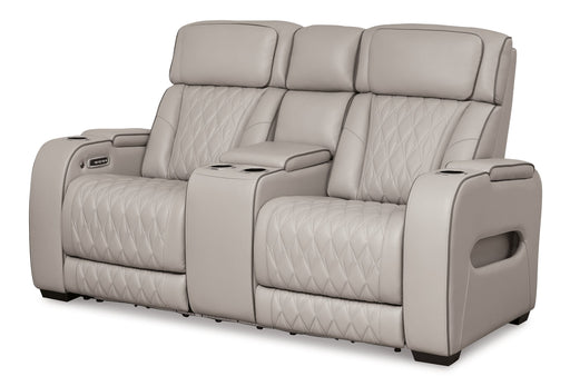 Boyington Power Reclining Loveseat with Console - Premium Furniture For Less (CA)