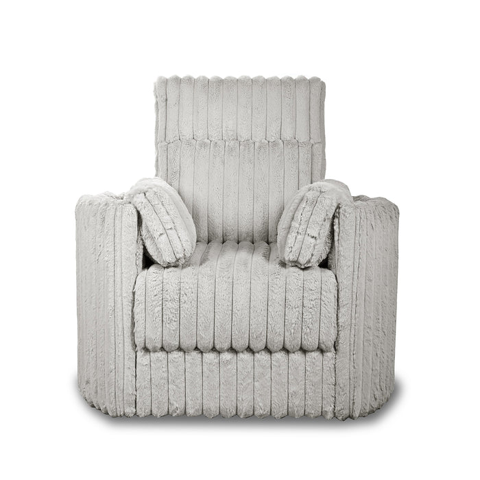 Embrace Swivel Accent Chair-Gray
