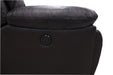 Nikko Sofa W/Pwr Fr-Brown