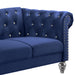 Emma Crystal Loveseat-Royal Blue