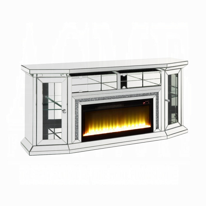 Noralie TV Stand With Fireplace and Led