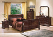 Crown Mark Furniture Louis Philip Drawer Chest in Dark Cherry image