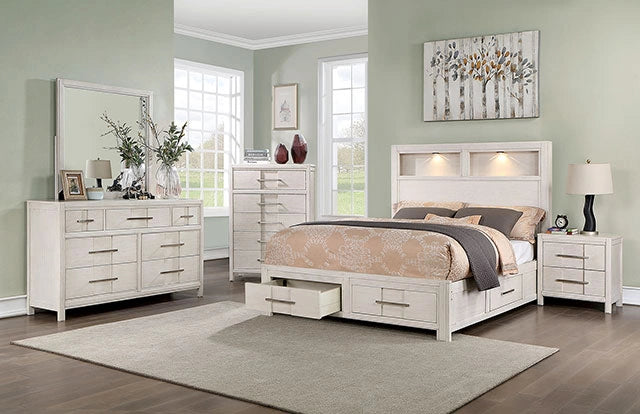 Berenice Dresser White, Gray, & Espresso