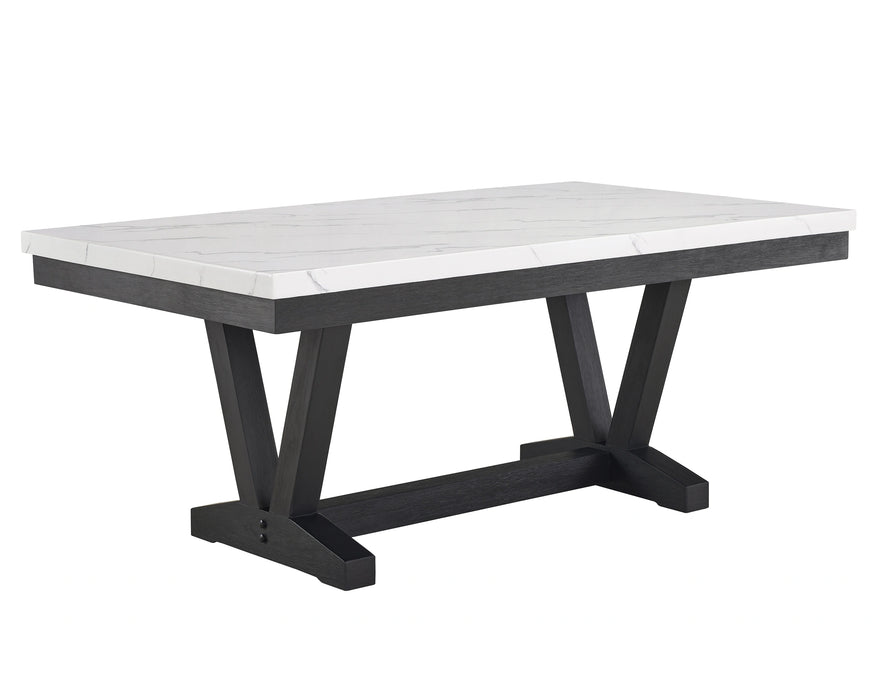 Vance Faux Marble Dining Table